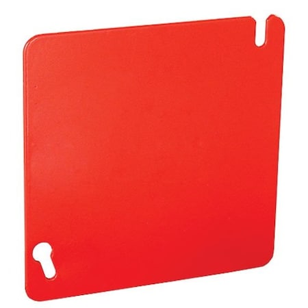 Southwire Electrical Box Cover, Square, Powder Coated Galvanized Steel 52C1-RED